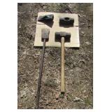 SLUDGE HAMMER/WOOD SPLITTER LOT