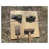 SLUDGE HAMMER/WOOD SPLITTER LOT
