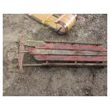 VINTAGE TOBOGGAN/ SLED LOT