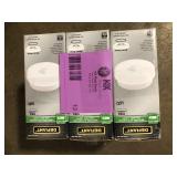 Lot of Defiant 360-Degree White Motion Activated Battery Powered Indoor/Outdoor 1-Head Dusk to Dawn LED Ceiling Light 1150 Lumen Customer Returns See Pictures