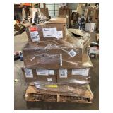 10 Boxes of MSI Bayside Earth Ledger 9.88 in. W x 19.63 in. L Textured Cement Concrete Look Wall Tile (6 sq. ft./Case)Customer Returns See Pictures