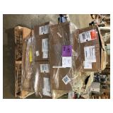 10 Boxes of MSI Bayside Earth Ledger 9.88 in. W x 19.63 in. L Textured Cement Concrete Look Wall Tile (6 sq. ft./Case)Customer Returns See Pictures