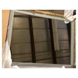 Hampton Bay Avondale 33 in. W x 24 in. D x 12 in. H Ready to Assemble Plywood Shaker Wall Bridge Kitchen Cabinet in Alpine White  Customer Returns See Pictures