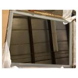 Hampton Bay Avondale 33 in. W x 24 in. D x 12 in. H Ready to Assemble Plywood Shaker Wall Bridge Kitchen Cabinet in Alpine White  Customer Returns See Pictures