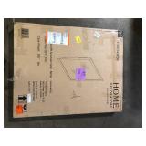 Hampton Bay Avondale 33 in. W x 24 in. D x 12 in. H Ready to Assemble Plywood Shaker Wall Bridge Kitchen Cabinet in Alpine White  Customer Returns See Pictures