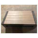 Brown Outdoor Wicker Coffee Table Customer Returns See Pictures