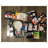 Lot of Assorted Lighting Items and Hardware Various Models and Conditions  Customer Returns See Pictures