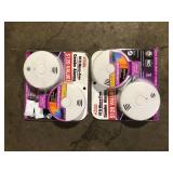 Lot of Kidde 10-Year Worry-Free Smoke and Carbon Monoxide Detector, Battery Powered with Voice Alarm (2-Pack) Customer Returns See Pictures