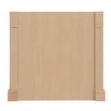 Hampton Bay 38 in. W x 34.5 in. H Kitchen Island Decorative End Panel in Unfinished for CLICKREADY Technology    Customer Returns See Pictures