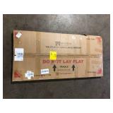 Lirago 22 in. W x 47 in. H Rectangular Metal Framed Bathroom Wall Mirror in Silver Customer Returns See Pictures