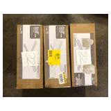 Lot of Littleton 42 in. LED Indoor White Ceiling Fan with Light Kit  Customer Returns See Pictures