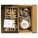 Globe Electric Victoria 52 in. Indoor Brass Ceiling Fan Integrated LED with Light Kit and Remote Control    Customer Returns See Pictures