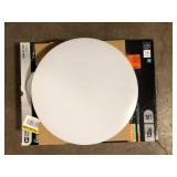 Commercial Electric Flexinstall LED 12 in. White Edge to Edge Lens Recessed Ceiling Light for Home with 5CCT + DuoBright Dimming   Customer Returns See Pictures