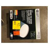 Commercial Electric Flexinstall LED 12 in. White Edge to Edge Lens Recessed Ceiling Light for Home with 5CCT + DuoBright Dimming   Customer Returns See Pictures