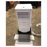 Vissani 5,000 BTU (DOE) 115-Volt Portable Air Conditioner Unit Cools up to 150 sq. ft. with Dehumidifier and Remote in White Missing Pieces Customer Returns See Pictures