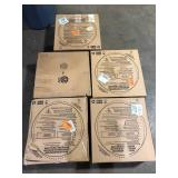 Lot of Bootz Industries Laurel Round Drop-In Bathroom Sink in White  Customer Returns See Pictures