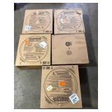 Lot of Bootz Industries Laurel Round Drop-In Bathroom Sink in White  Customer Returns See Pictures