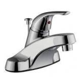 Glacier Bay Aragon 4 in. Centerset Single-Handle Low-Arc Bathroom Faucet in Polished Chrome Customer Returns See Pictures