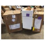Lot of Assorted Kitchen Cabinets Various Models and Conditions   Customer Returns See Pictures