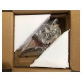 Hampton Bay Boswell Quarter 1-Light Brushed Nickel Mini-Pendant with Weathered Wood Accents  Customer Returns See Pictures