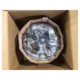 Home Decorators Collection Kristella 1-Light Black Crystal Pendant Light Customer Returns See Pictures