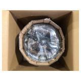 Home Decorators Collection Kristella 1-Light Black Crystal Pendant Light Customer Returns See Pictures