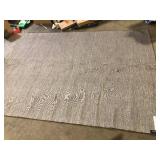 Ethan Modern Flatweave Brown 8 ft. x 10 ft. Solid Indoor/Outdoor Area Rug by JONATHAN Y  Customer Returns See Pictures