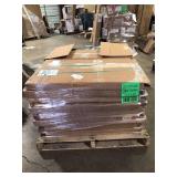 18 Boxes of A&A Surfaces Encaustic Baroque Stamp 12 MIL x 18 in. W x 36 in. L Waterproof Click Lock Vinyl Plank Flooring (26.98 sq. ft./case)  Customer Returns See Pictures