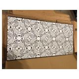 18 Boxes of A&A Surfaces Encaustic Baroque Stamp 12 MIL x 18 in. W x 36 in. L Waterproof Click Lock Vinyl Plank Flooring (26.98 sq. ft./case)  Customer Returns See Pictures