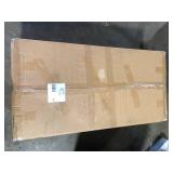 Acme Furniture Britney Espresso and Walnut PU with Button Tufted Counter Height Chair (Set of 2)   Customer Returns See Pictures