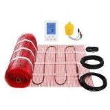 VEVOR Floor Heating Mat 100 Sq. ft Electric Radiant In-Floor Heated Warm System with Digital Floor Sensing Thermostat Customer Returns See Pictures