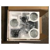 Home Decorators Collection Knollwood 17-1/2 in. 3-Light Black Bronze with Brass Accents Industrial Round Chandelier for Kitchens Bulbs Included  Customer Returns See Pictures