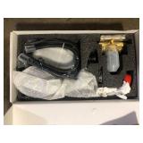 BWE Single-Handle 6-Spray Shower Faucet Set Trim Kit 1.8 GPM with Valve and Filtered Handheld Shower Head in Matte Black  Customer Returns See Pictures