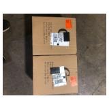 Lot of Jushua 1-Light Dark brown clear seedy glas not Motion Outdoor HardWired Wall Lantern Sconce Customer Returns See Pictures