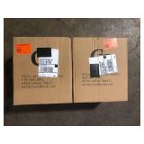 Lot of Jushua 1-Light Dark brown clear seedy glas not Motion Outdoor HardWired Wall Lantern Sconce Customer Returns See Pictures