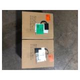 Lot of Jushua 1-Light Dark brown clear seedy glas not Motion Outdoor HardWired Wall Lantern Sconce Customer Returns See Pictures