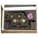 BWE 2-Handle Wall Mount Kitchen Faucet With 8 Inch Swivel Spout 8" Center In Polished Chrome  Customer Returns See Pictures