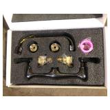 BWE 2-Handle Wall Mount Kitchen Faucet With 8 Inch Swivel Spout 8" Center In Polished Chrome  Customer Returns See Pictures