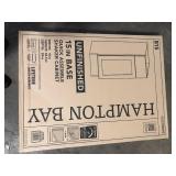 Hampton Bay 15 in. W x 24 in. D x 34.5 in. H Ready to Assemble Base Kitchen Cabinet in Unfinished with CLICKREADY Technology  Customer Returns See Pictures