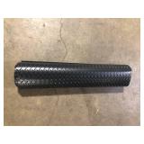 Workforce Black 36 in. x 10 ft. Vinyl Diamond Plate Commercial Grade Matting     Customer Returns See Pictures