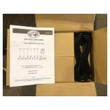 Hampton Bay 552 Lumen Low Voltage Integrated LED Black Outdoor Landscape Path Light Kit (6-Pack)  Customer Returns See Pictures