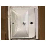 Swiss Madison Sublime Compact Ceramic Wall Hung Sink in White   Customer Returns See Pictures