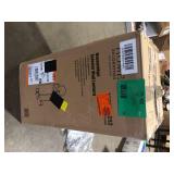 Home Decorators Collection Havenridge 27.8 in. 3-Light Matte Black Hardwired Outdoor Wall Light Lantern Sconce with Seeded Glass (1-Pack)   Customer Returns See Pictures