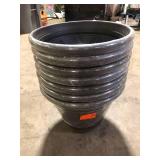 7 pieces of 17.5 in Planter Pots  Customer Returns See Pictures