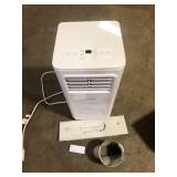 Vissani 5,000 BTU (DOE) 115-Volt Portable Air Conditioner Unit Cools up to 150 sq. ft. with Dehumidifier and Remote in White Missing Pieces   Customer Returns See Pictures