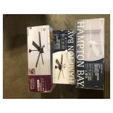 Lot of Assorted Ceiling Lighting Fans Various Models and Conditions   Customer Returns See Pictures