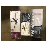 Lot of Assorted Ceiling Lighting Fans Various Models and Conditions   Customer Returns See Pictures