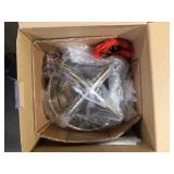 Home Decorators Collection Barton Bay 1-Light Bronze and Champagne Pewter Orb Mini Pendant Hangling Light Customer Returns See Pictures