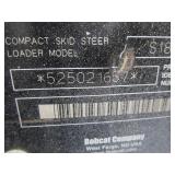 Bobcat 2005 Compact Skidster Loader Model S185 Turbo, 56hp diesel with 5552.3 on hour meter, #525021657, Operates As It Should - See Video