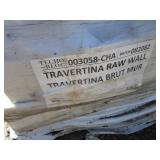 Travertina Faced Wall Block - Ivory